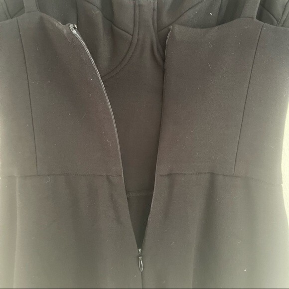 L'Agence Michelle Black Stretch - jersey bustier dress size 2 - Picture 4 of 7